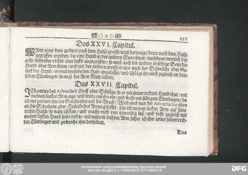 Das XXVI. Capitul.