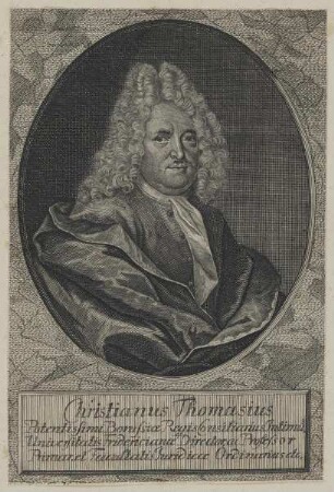 Bildnis des Christianus Thomasius