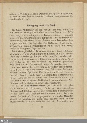 Rundgang durch die Stadt