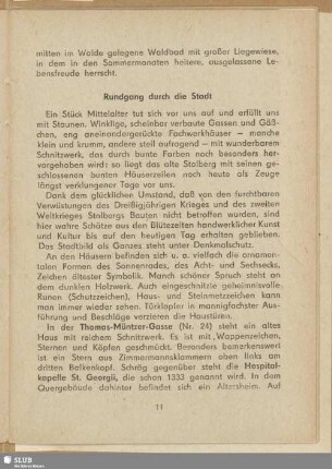 Rundgang durch die Stadt