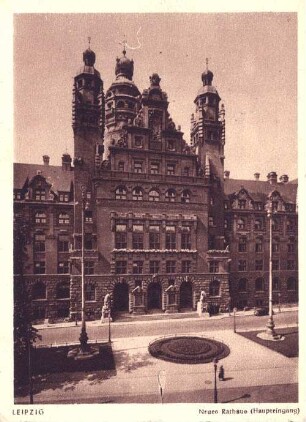 Leipzig: Neues Rathaus (Haupteingang)