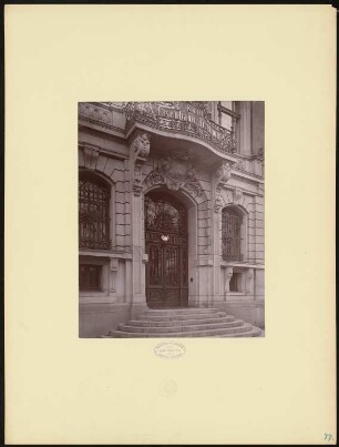 Geschäftsgebäude der Eisenbahndirektion, Berlin: Haupteingang