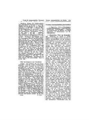 Vereine, wissenschaftliche, der Schüler