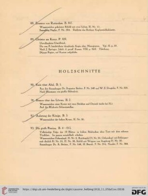 Holzschnitte (Nr. 90-278)