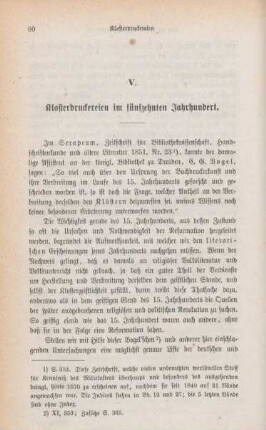 80-88 Klosterdruckereien im fünfzehnten Jahrhundert