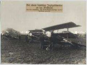 Deutsche Kampfflugzeuge an der Westfront