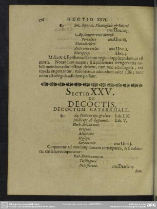 Sectio XXV. De Decoctis
