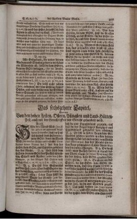 Das sechszehnte Capitel.