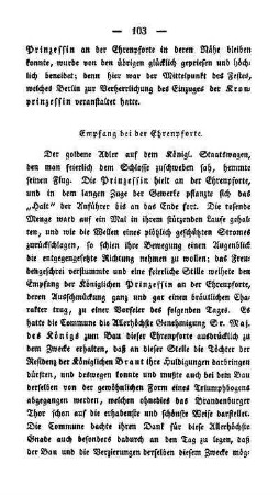 Empfang bei der Ehrenpforte