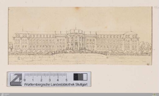 [Neues Corps de Logis von Süden]