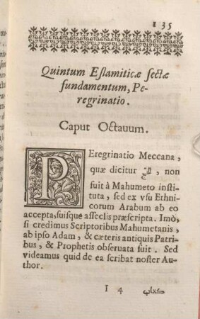 Caput Octauum.