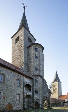 Ehemaliges Schloss Hessen — Oberburg — Treppenturm