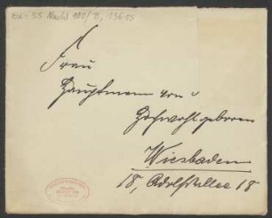 Brief an Mariette von Roell : 16.01.1901