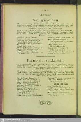 Theusdorf mit Eckersberg