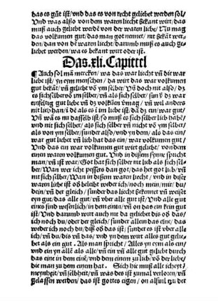 Das xli. Capittel