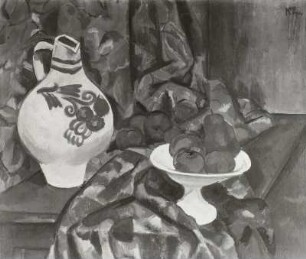 Stilleben mit Krug und Früchten