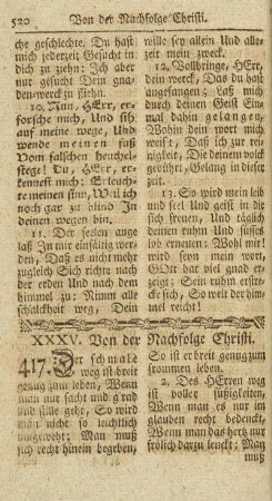 XXXV. Von der Nachfolge Christi