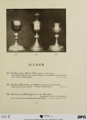 Silber (Nr. 464-494)