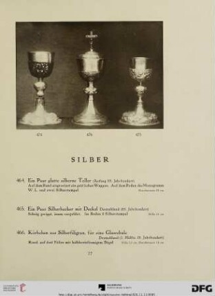 Silber (Nr. 464-494)