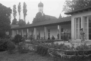 Bad Heilbrunn: Wandelhalle im Kurhaus