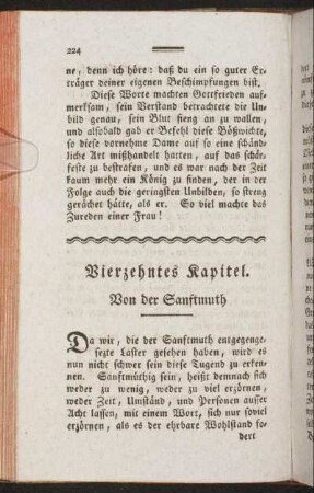 Vierzehntes Kapitel. Von der Sanftmuth