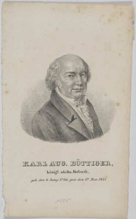 Bildnis des Carl Aug. Böttiger