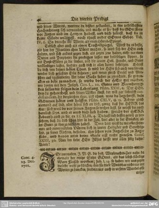 Die vierdte Predigt aus Zach. I. v. 5. 6.