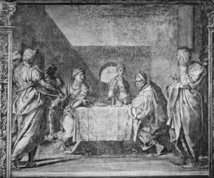 Zyklus mit Szenen aus dem Leben Johannes' des Täufers — Herodes erhält das Haupt Johannes' des Täufers