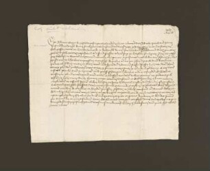 1467 Mai 22. Quittung über die von Johannes Cuntze bezahlten Gebühren für päpstliche Privilegien des Schwesternhauses im Rampendal.