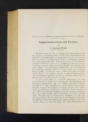 Medicinische Abteilung von Oberarzt Dr. Gläser.