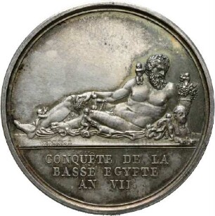 Medaille auf die Eroberung von Unterägypten 1789