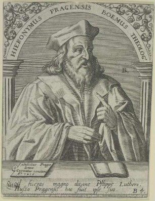 Bildnis des Hieronymus Pragensis