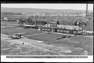 Dresden. Flugplatz Dresden-Heller. Verkehrsflugzeug Messerschmitt M-20