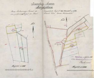 Gesuch der Karl Schrodi Witwe um Genehmigung zur Lostrennung von Grundstücken von ihrem geschlossenen Hofgut in Sexau