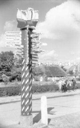 Wegweiser in Zingst
