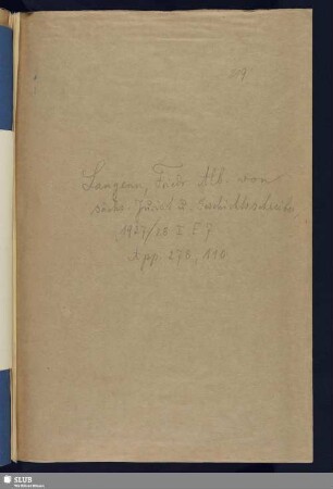 110. Langenn, Friedrich Albert von