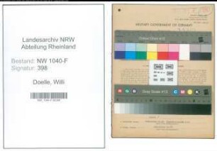 Entnazifizierung Willi Doelle , geb. 04.04.1911 (Steuerinspektor)