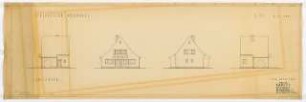 Einfamilienhaus: 4 Ansichten 1:100 L. 17