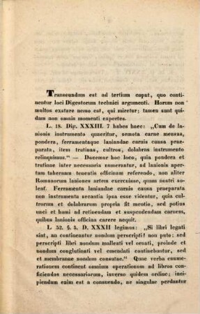 Industria Romanorum digestorum et codicum locis nonnullis explanata, 2