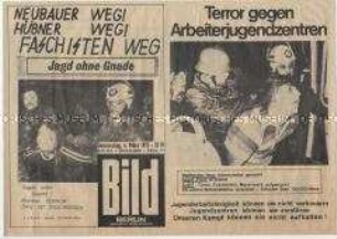 Illustrierter Sonderdruck zur gewaltsamen Räumung von alternativen Jugendzentren