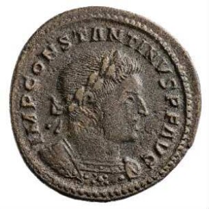 Münze, Follis, Aes 1, Herbst 307 - Ende 308 n. Chr.