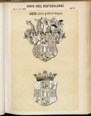 Taf. 20. Giech ältere gräfliche Wappen.
