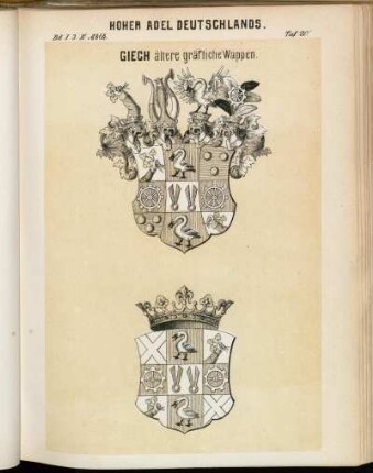 Taf. 20. Giech ältere gräfliche Wappen.
