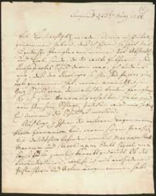 Brief von Albrecht Wilhelm Roth an Friedrich Julius Voigt
