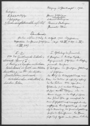Zillhausen-Streichen: Pfarrbericht 1926