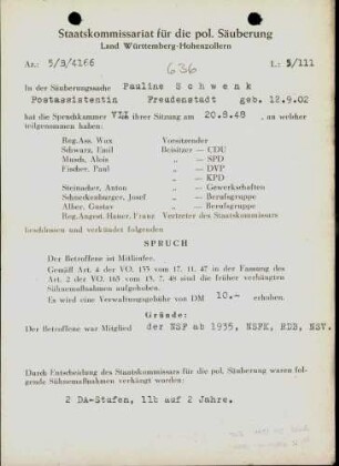 Schwenk, Pauline