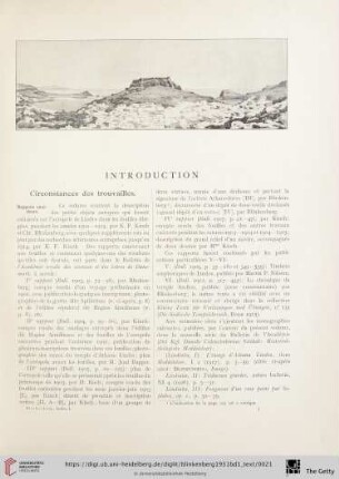 Circonstances des trouvailles