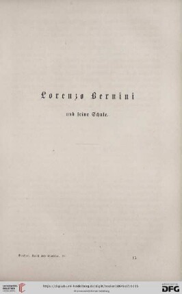 Lorenzo Bernini und seine Schule