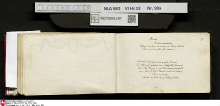 Stammbuch des Ernst Philipp Ludwig Zellmann (1763-1795) aus
                           Braunschweig