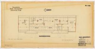 Wohnhausbebauung Orberstraße 3 - 7, Berlin-Wilmersdorf: Orberstraße 3, 3a: Grundriss Dachgeschoss 1:100